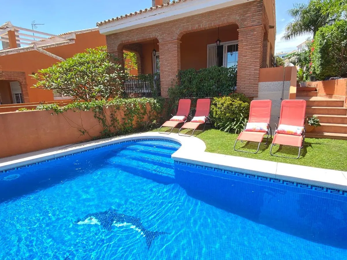 Villa With Heated Private Pool, Sea View& Turkish Sauna Benalmádena
